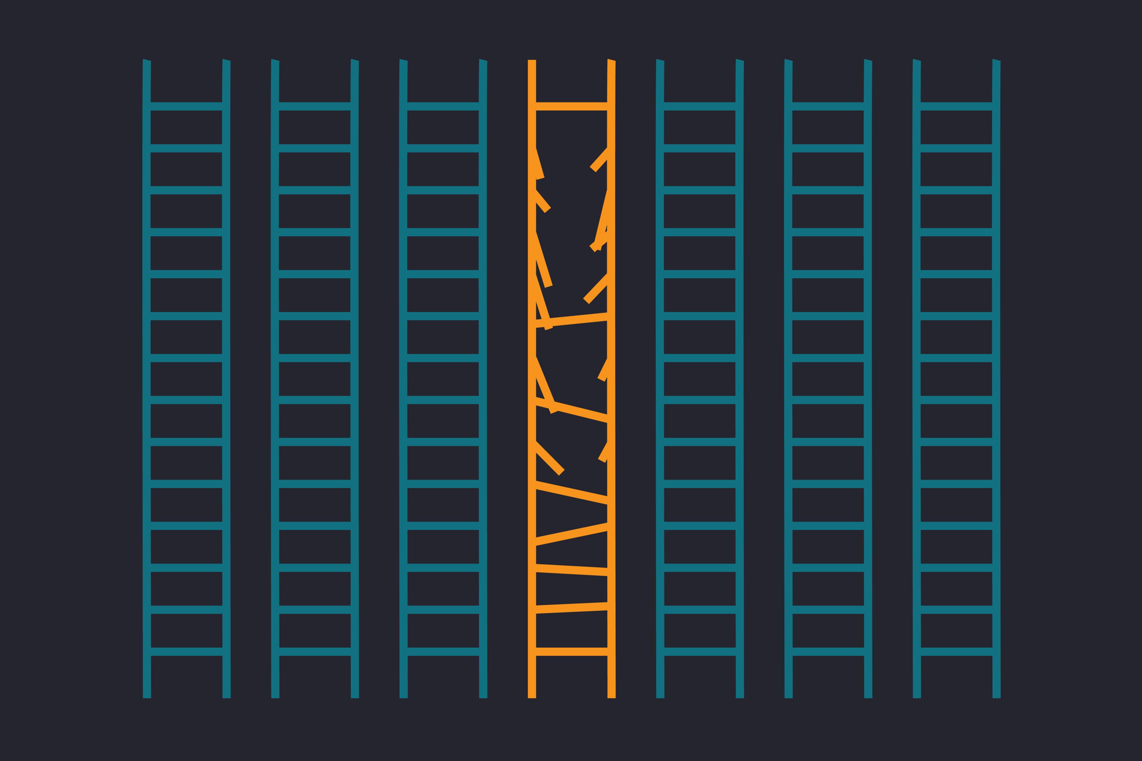Ladders With Broken Rung How the ‘Broken Rung’ Is Holding Women Back at Work