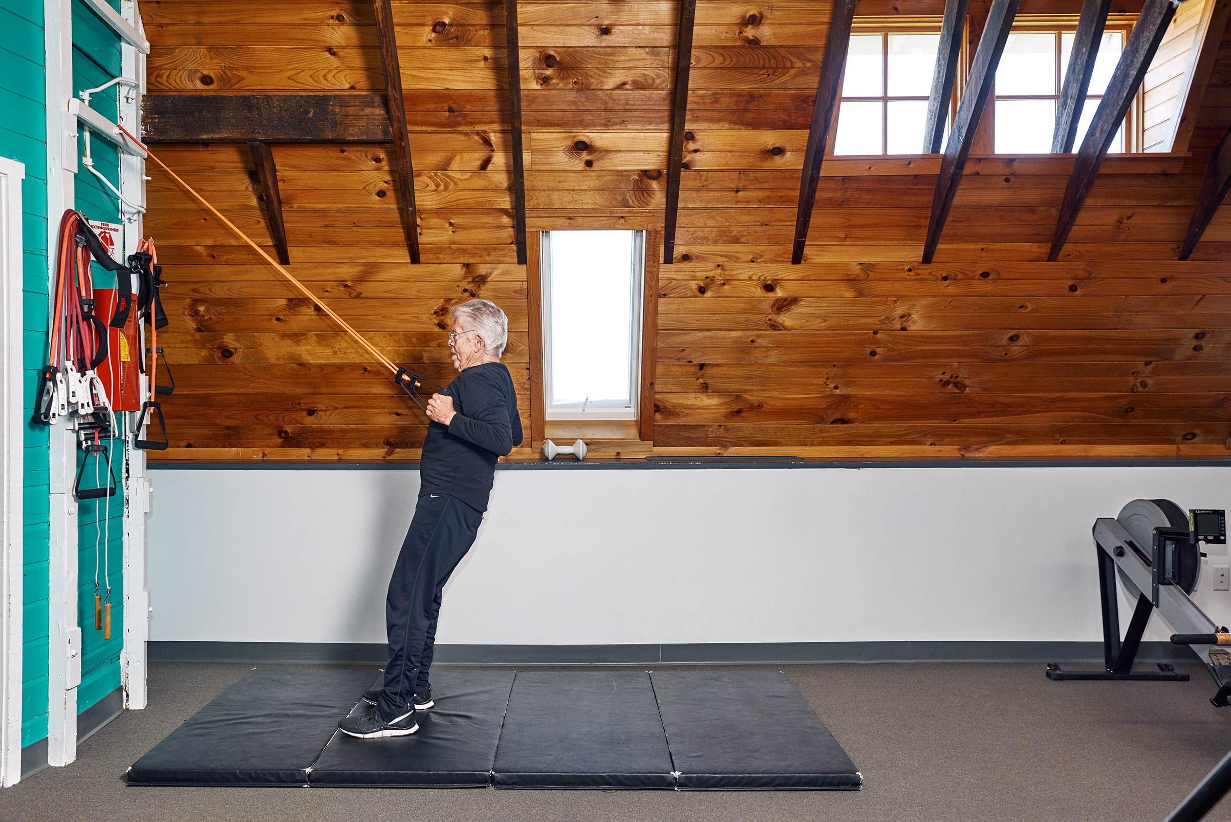 Peter Wooding, 77, hits the local YMCA almost daily in hopes of slowing the progression of his Alzheimer’s disease