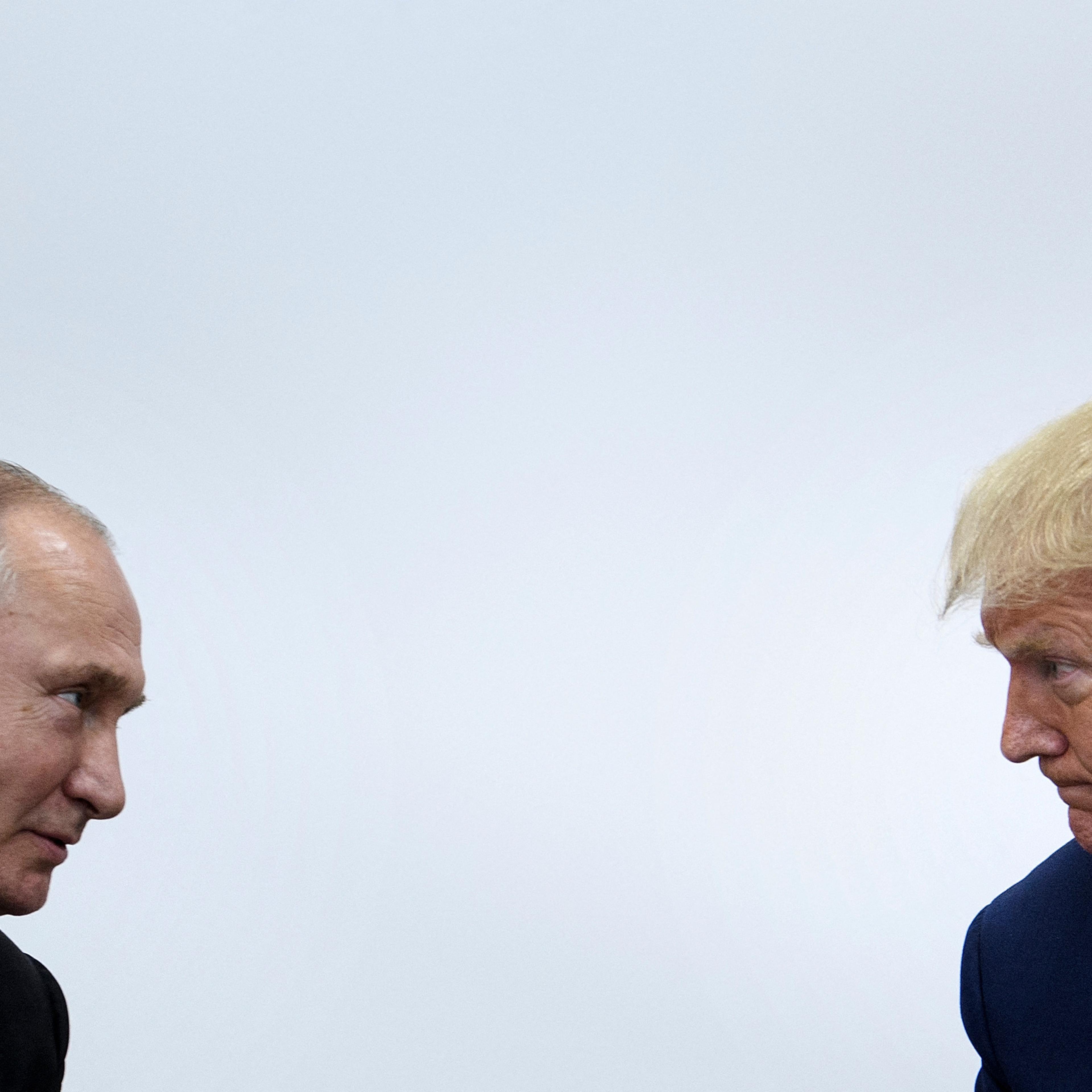 Russian President Vladimir Putin and U.S. President Donald Trump