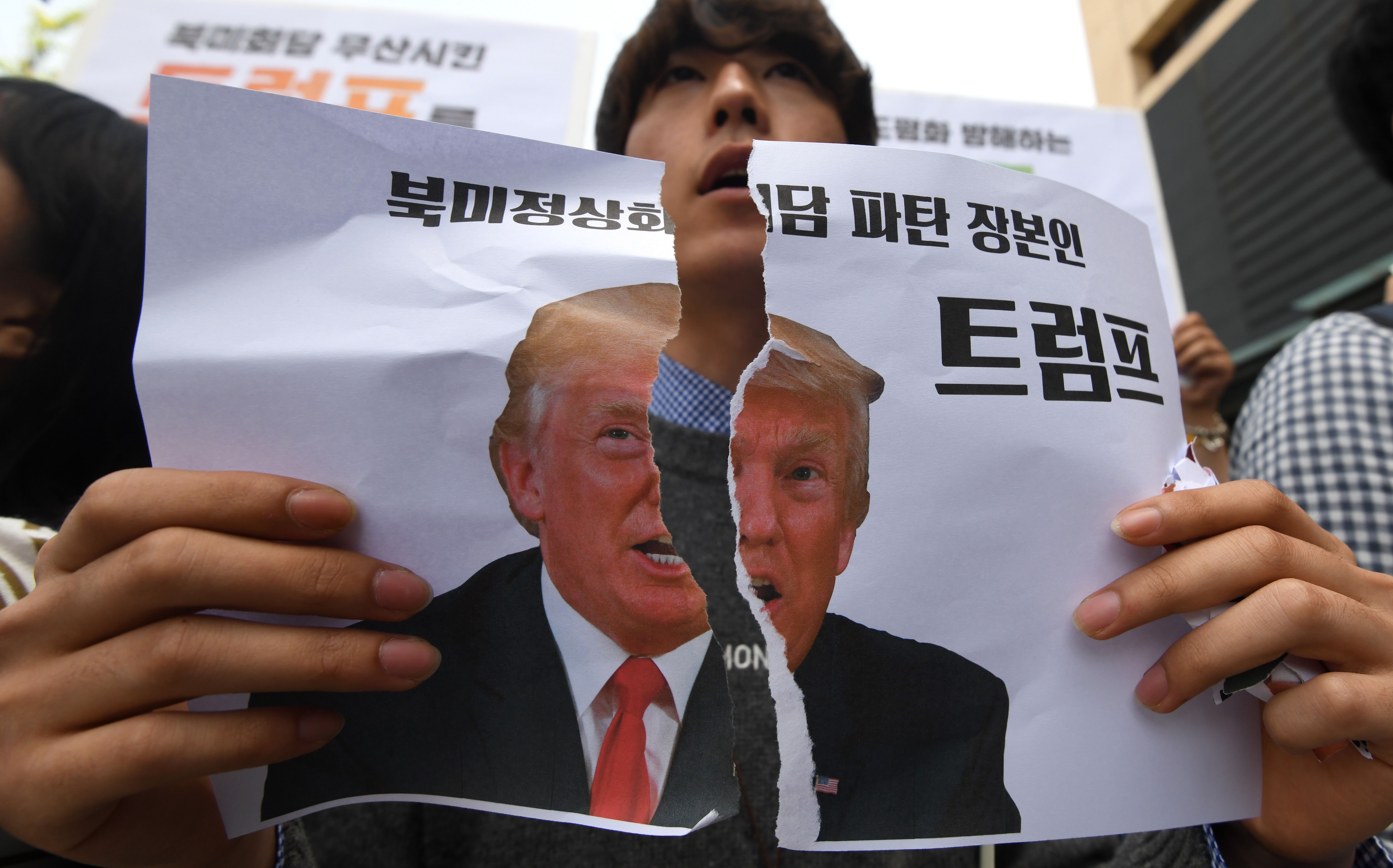 Confusion and Protests. How Seoul Reacted to President Trump Quitting the North Korea Summit