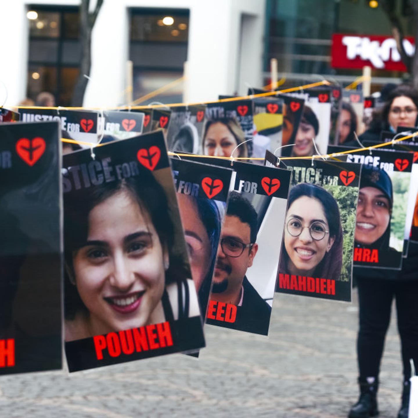 Protest Against Iran Regime To Mark The Third Anniversary Of Ukrainian Flight PS752 In Bonn