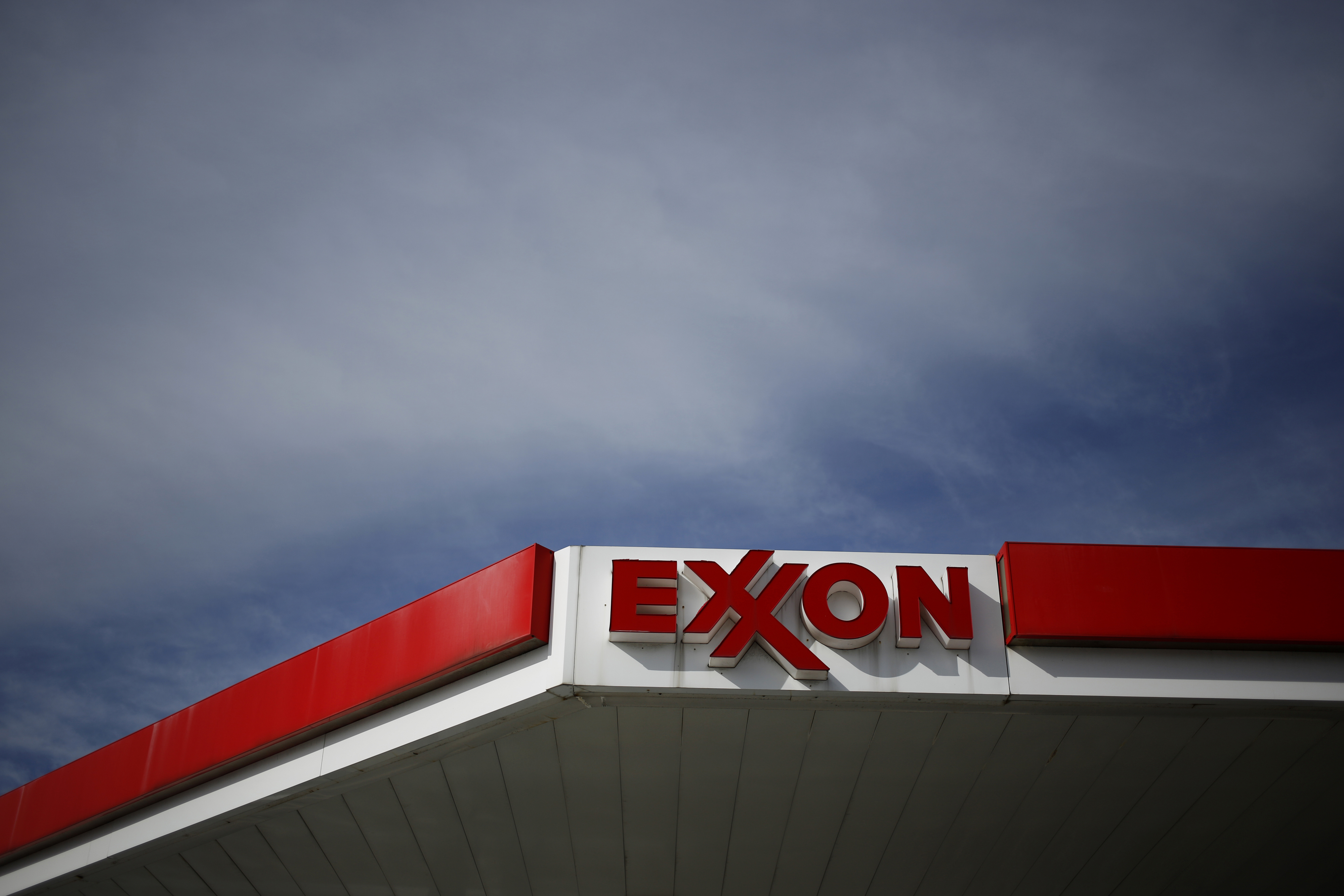 An Exxon gas station in Cincinnati, on Jan. 27, 2014.