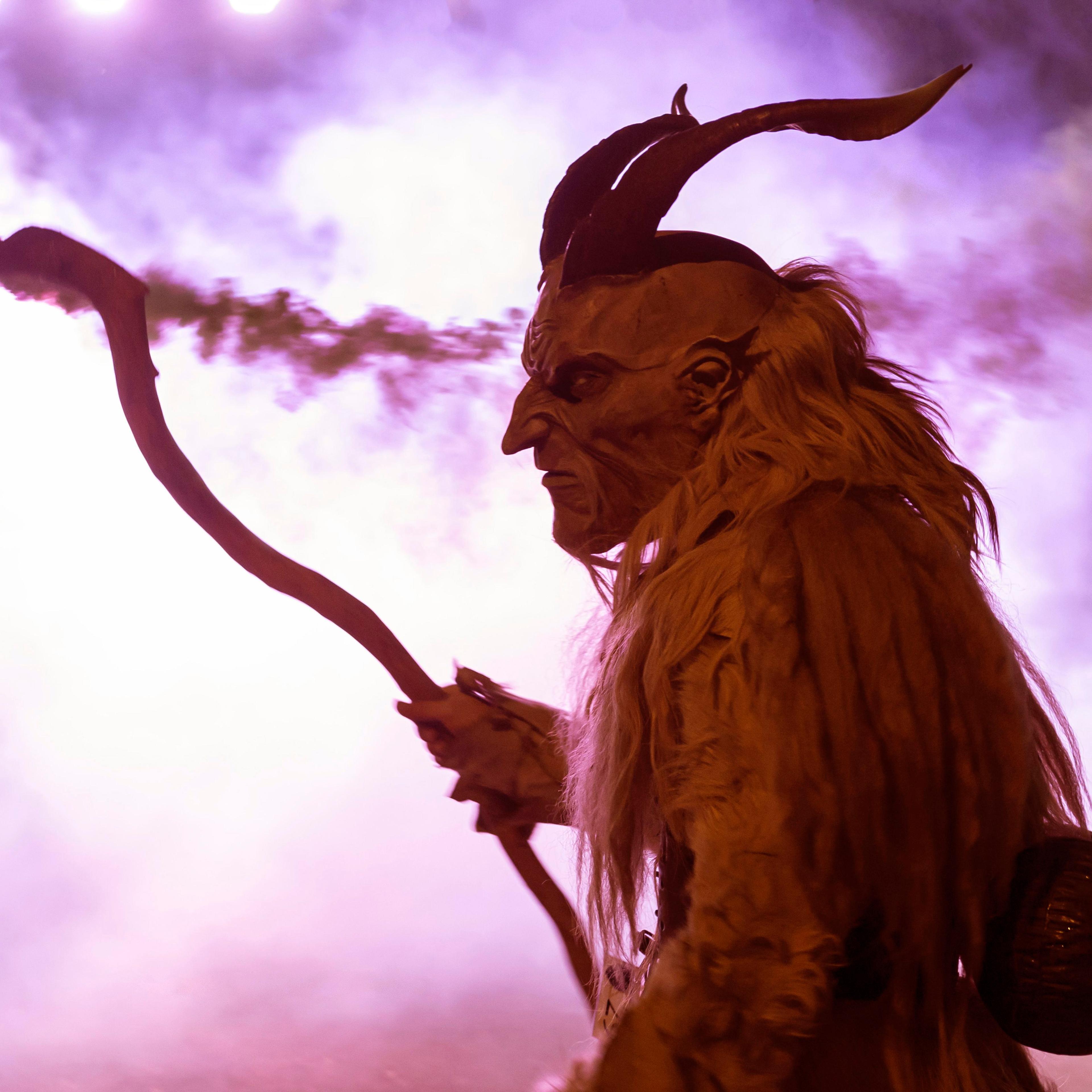 Krampus Procession. Laives. Italy