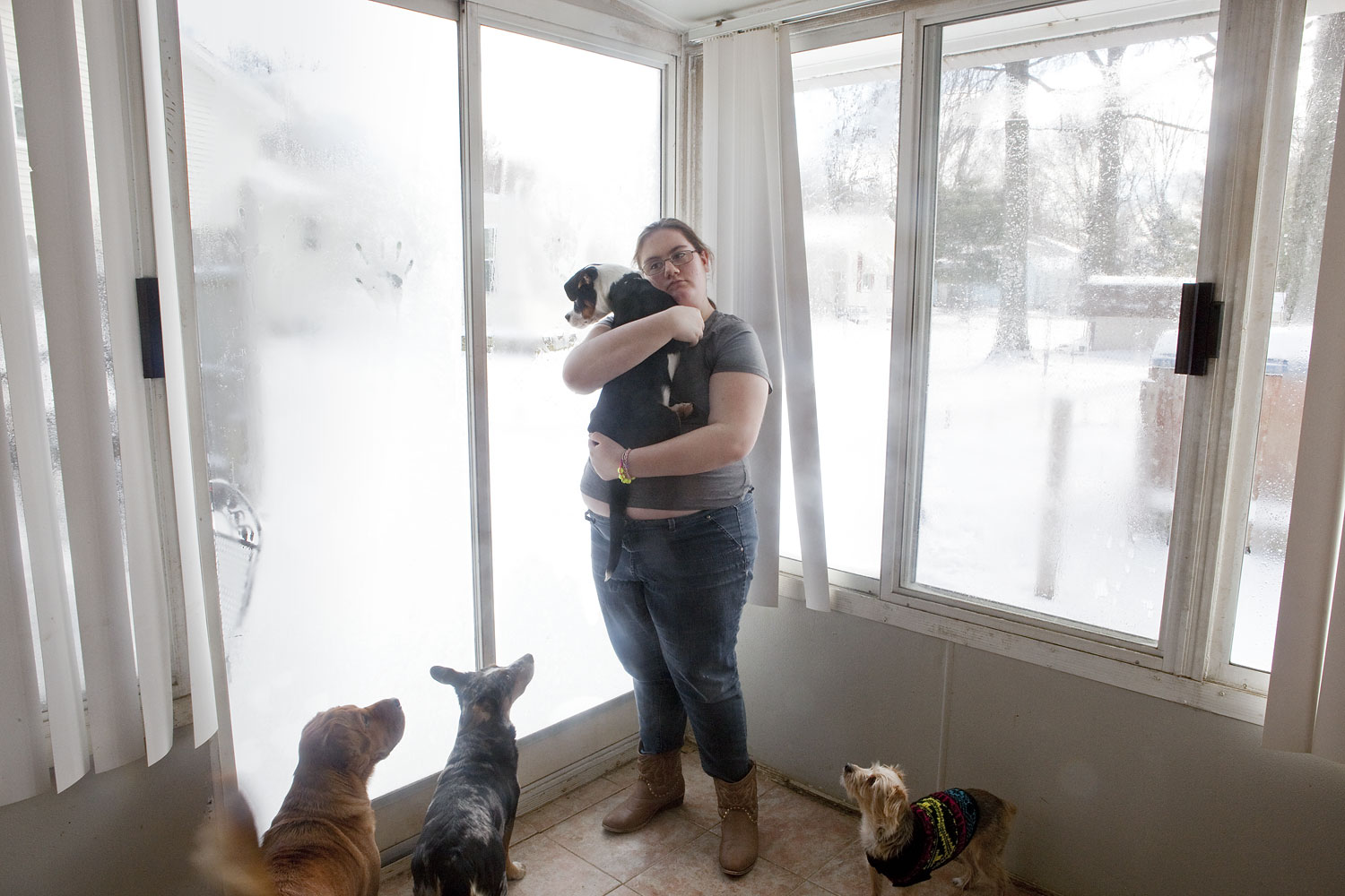 Kimberly Rhodes photographed Friday, January 3, 2014 at her family home in Boardman, Ohio
