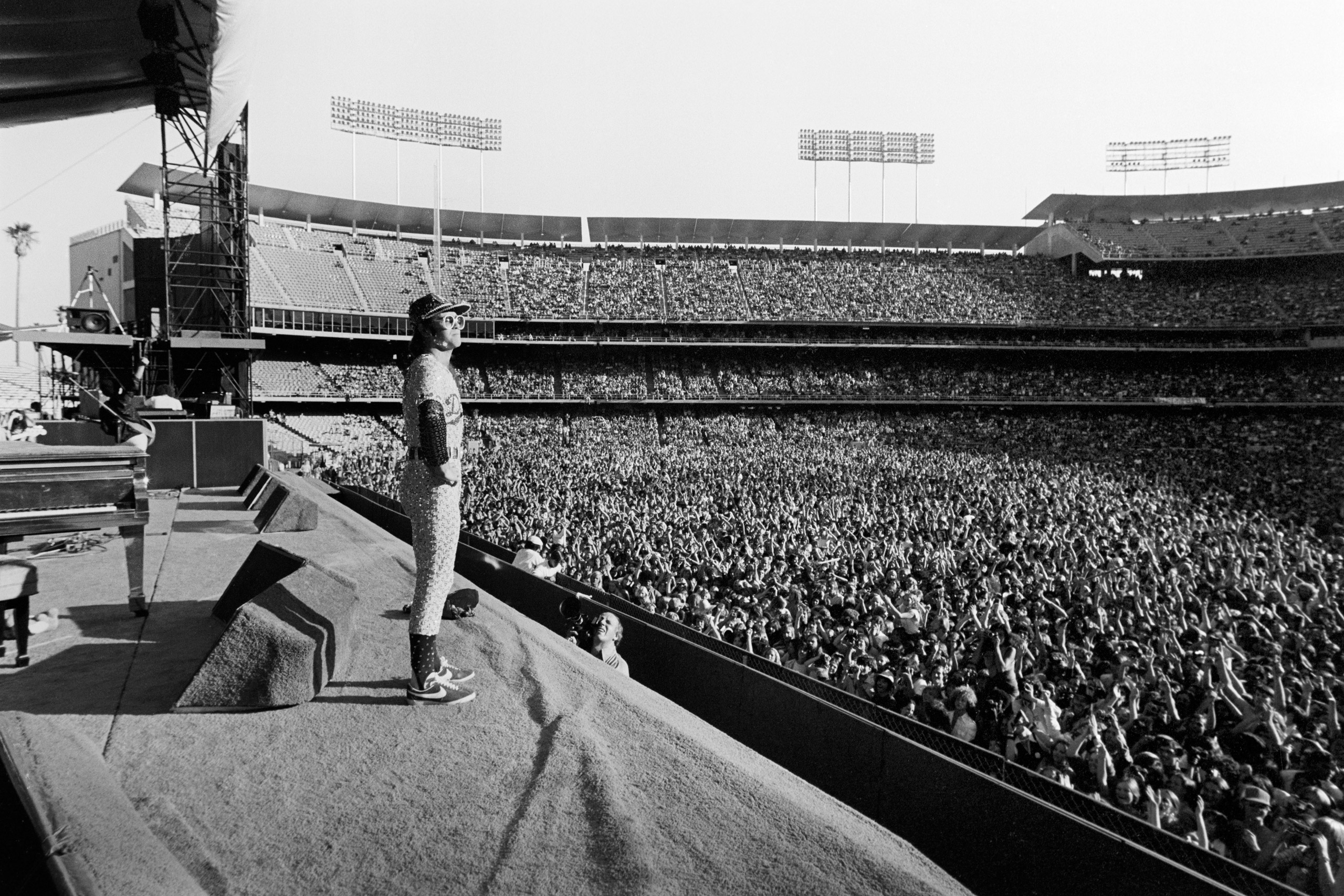 See Photos From Elton John's 1975 Dodger Stadium Concerts