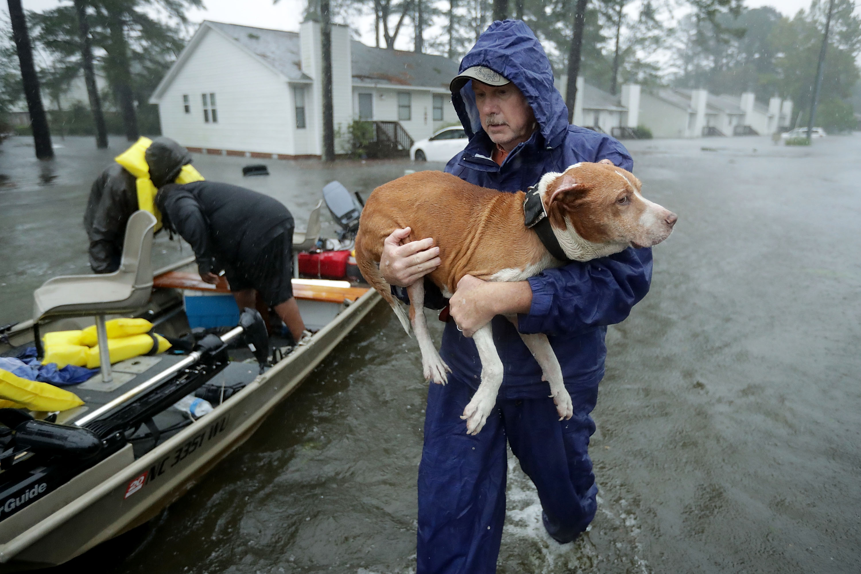 Hurricane Florence Slams Into Coast Of Carolinas