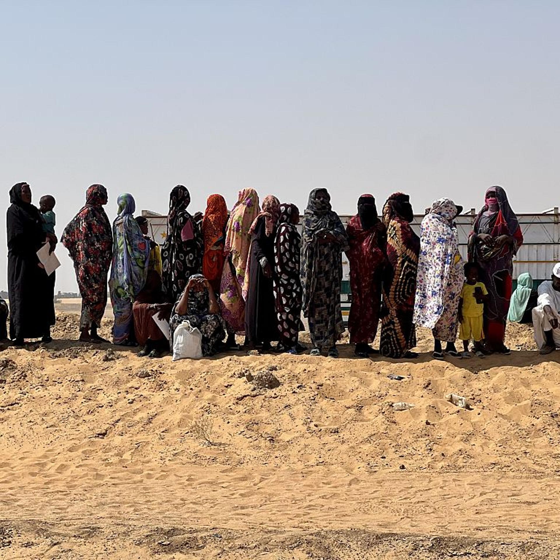 Sudanese displaced from Fasher relocated to El-Afadh camp
