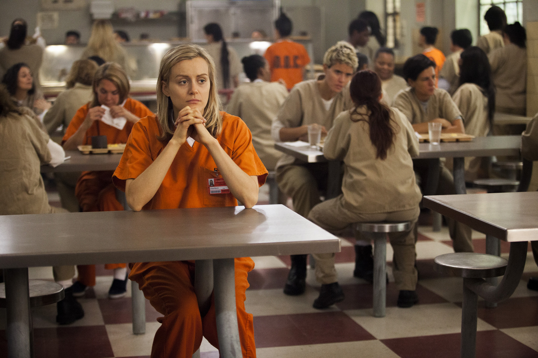 Taylor Schilling as Piper Chapman in Orange Is The New Black