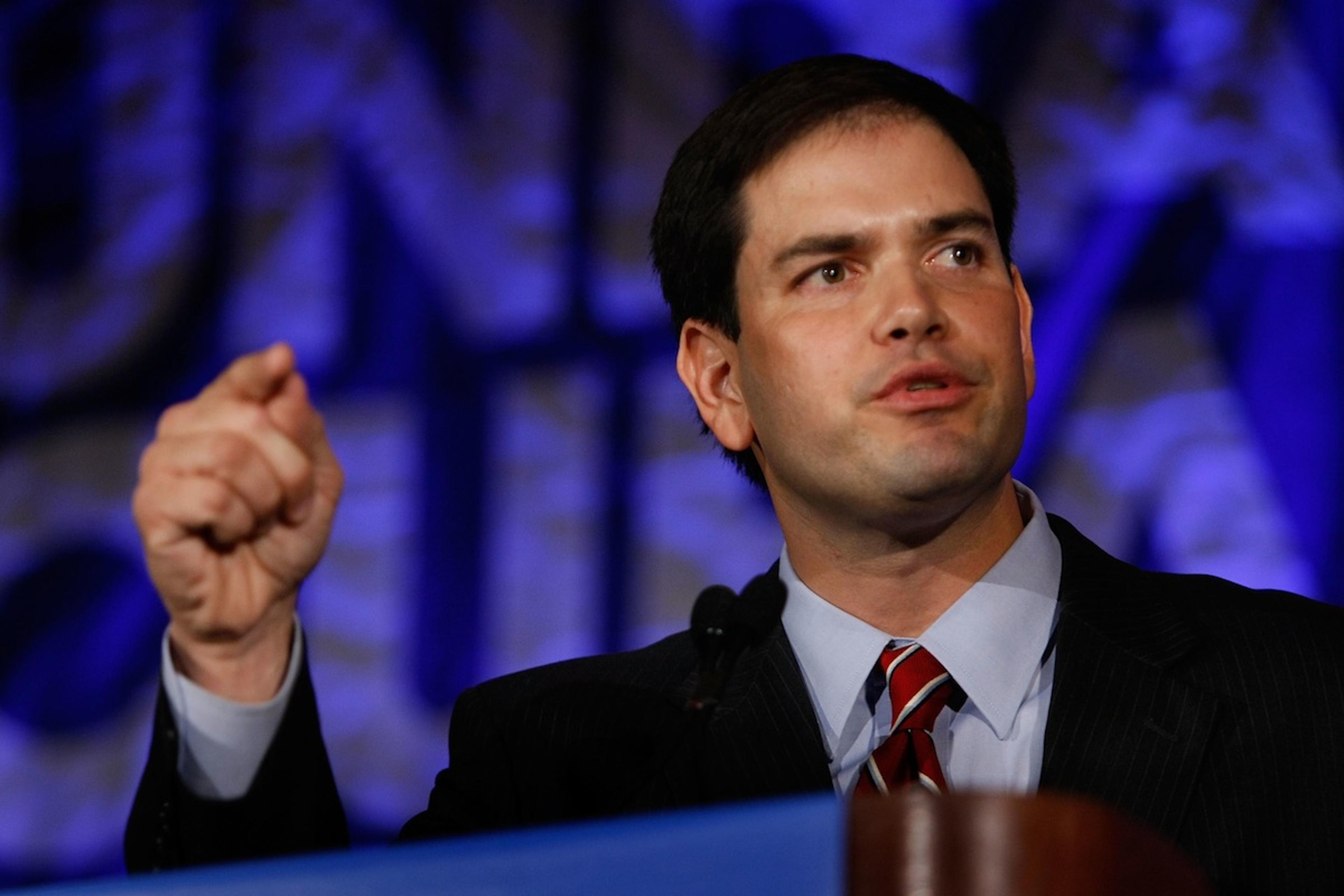 Marco Rubeo Marco Rubio Announcement Planned for April 13: The Hug That Started It