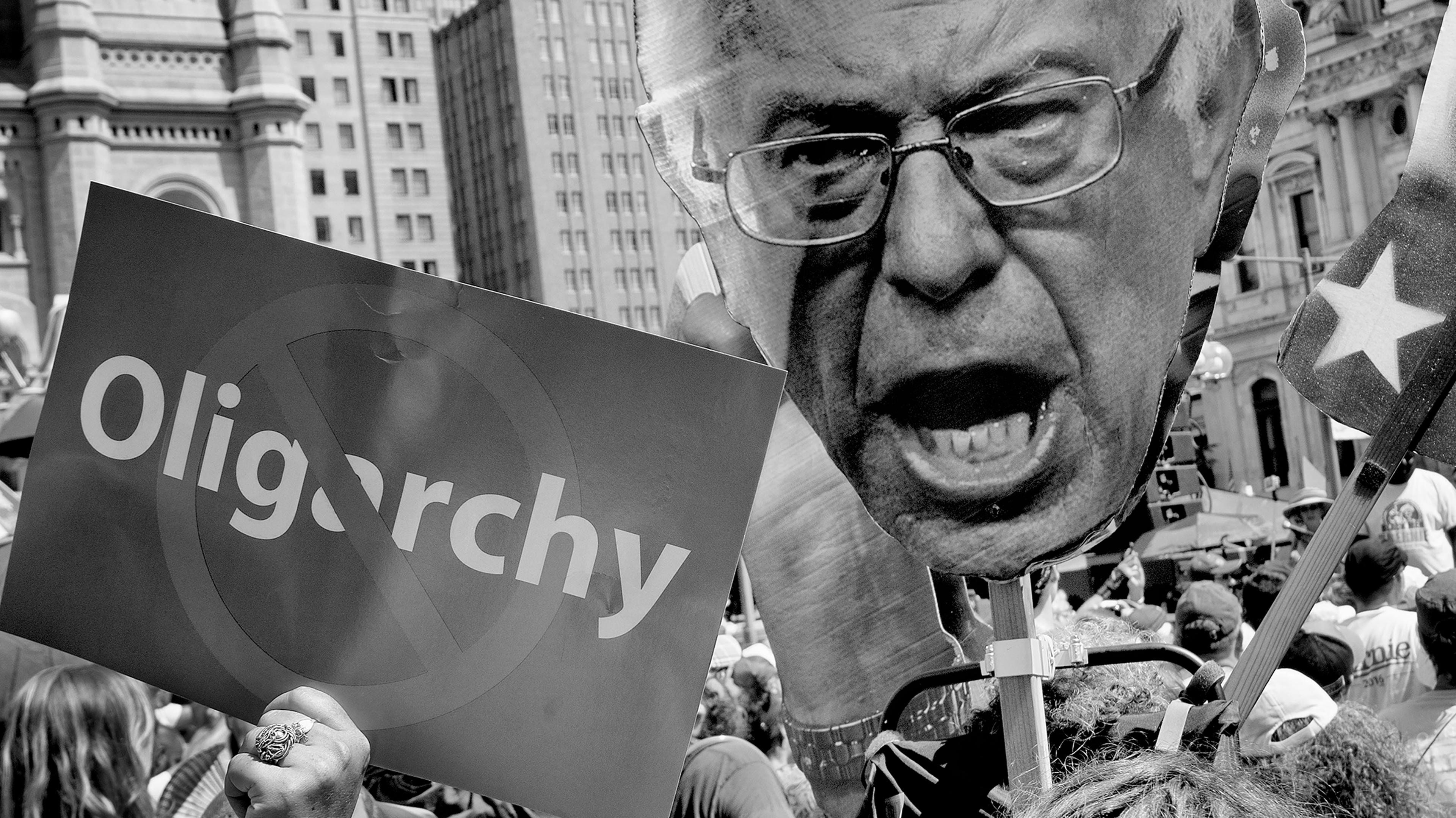 protest-Philadelphia-Pennsylvania-Bernie-Sanders-supporters-protest-Democratic-National-Convention-matt-black-magnum