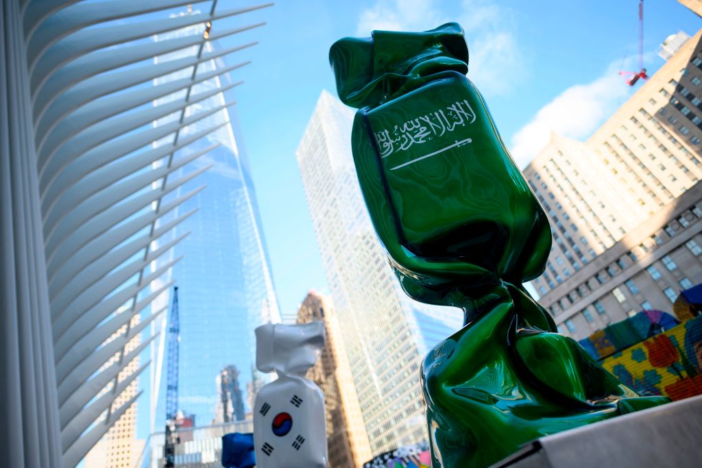 Sculpture With Saudi Arabia Flag Removed from Ground Zero