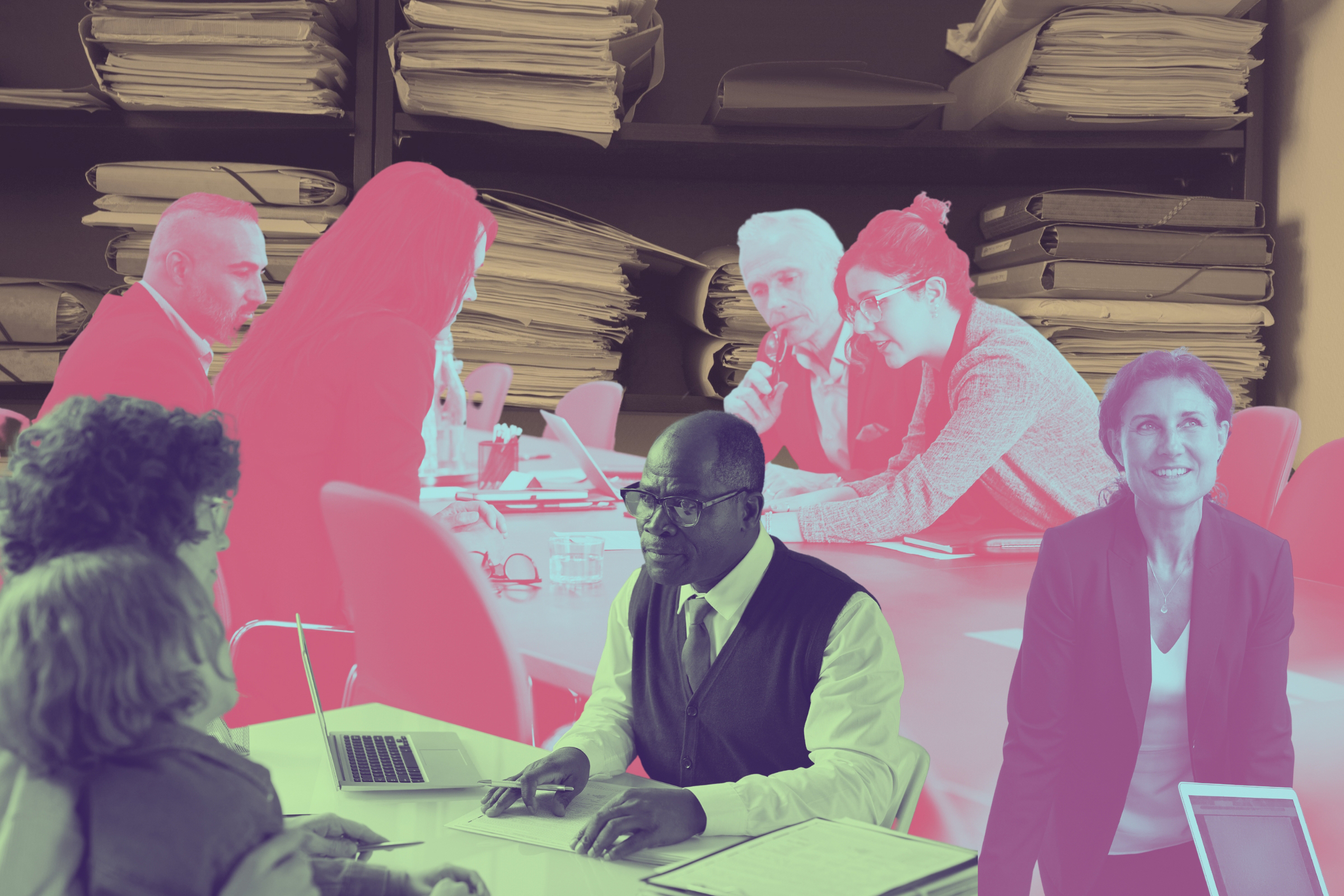 Lawyers working