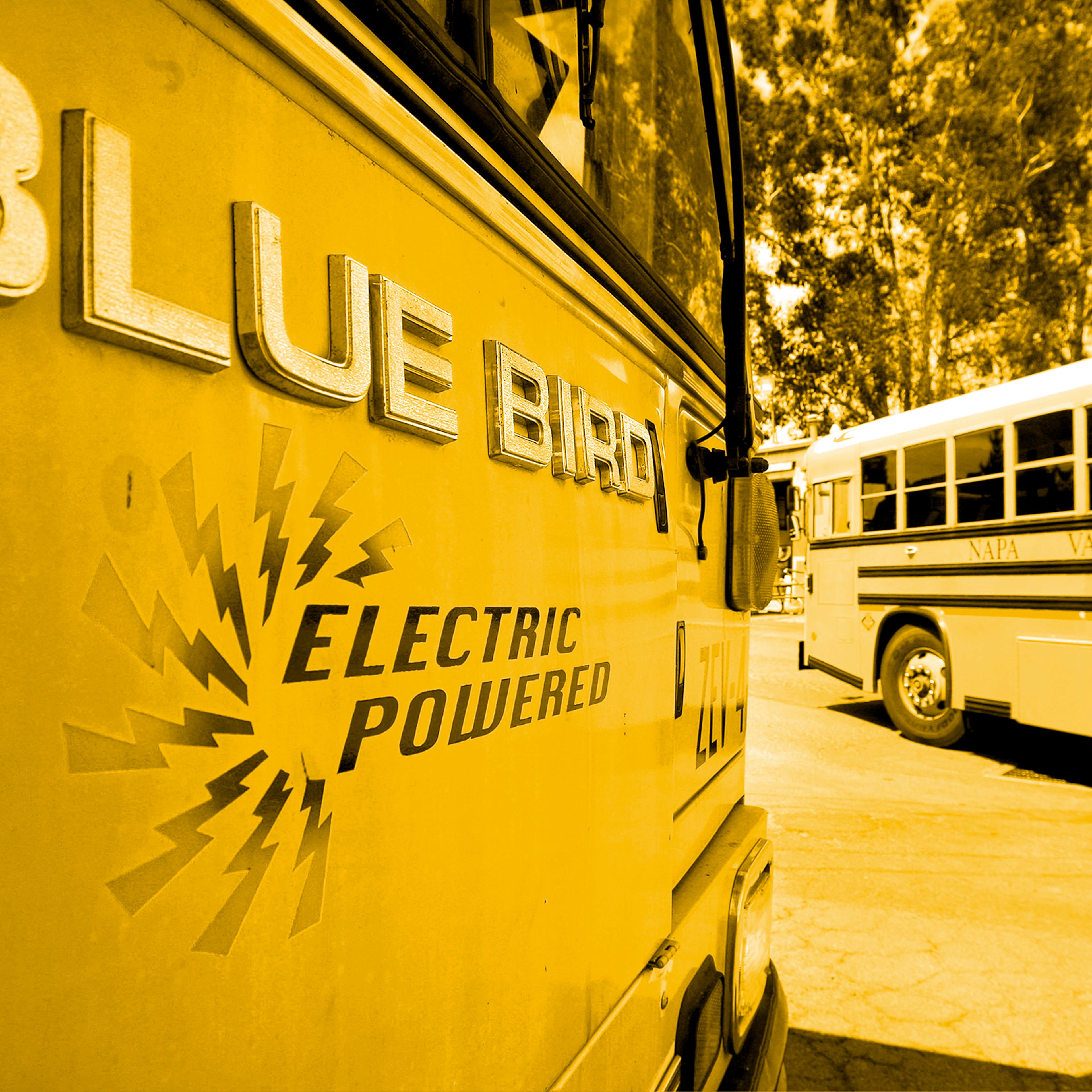 The Napa Valley Unified School District on Friday August 28, 2009 in Napa, Calif., is filled with one of the most eco-friendly school bus fleets in Northern California if not the entire state. The school district began using electric buses starting back