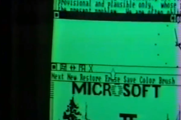 Video: 1983 Demo of Microsoft Windows, Two Years Before It Shipped