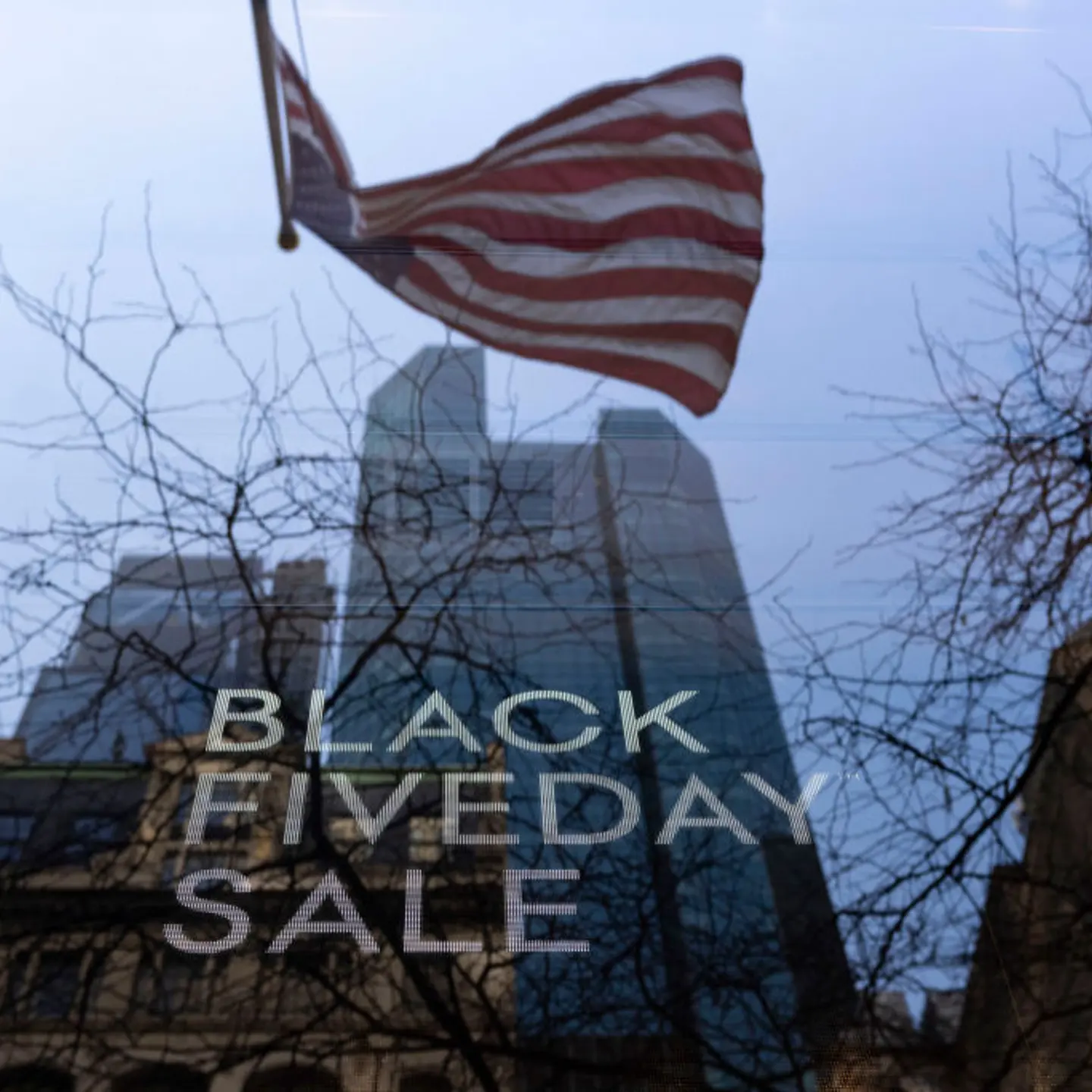 Shoppers In Manhattan On Black Friday