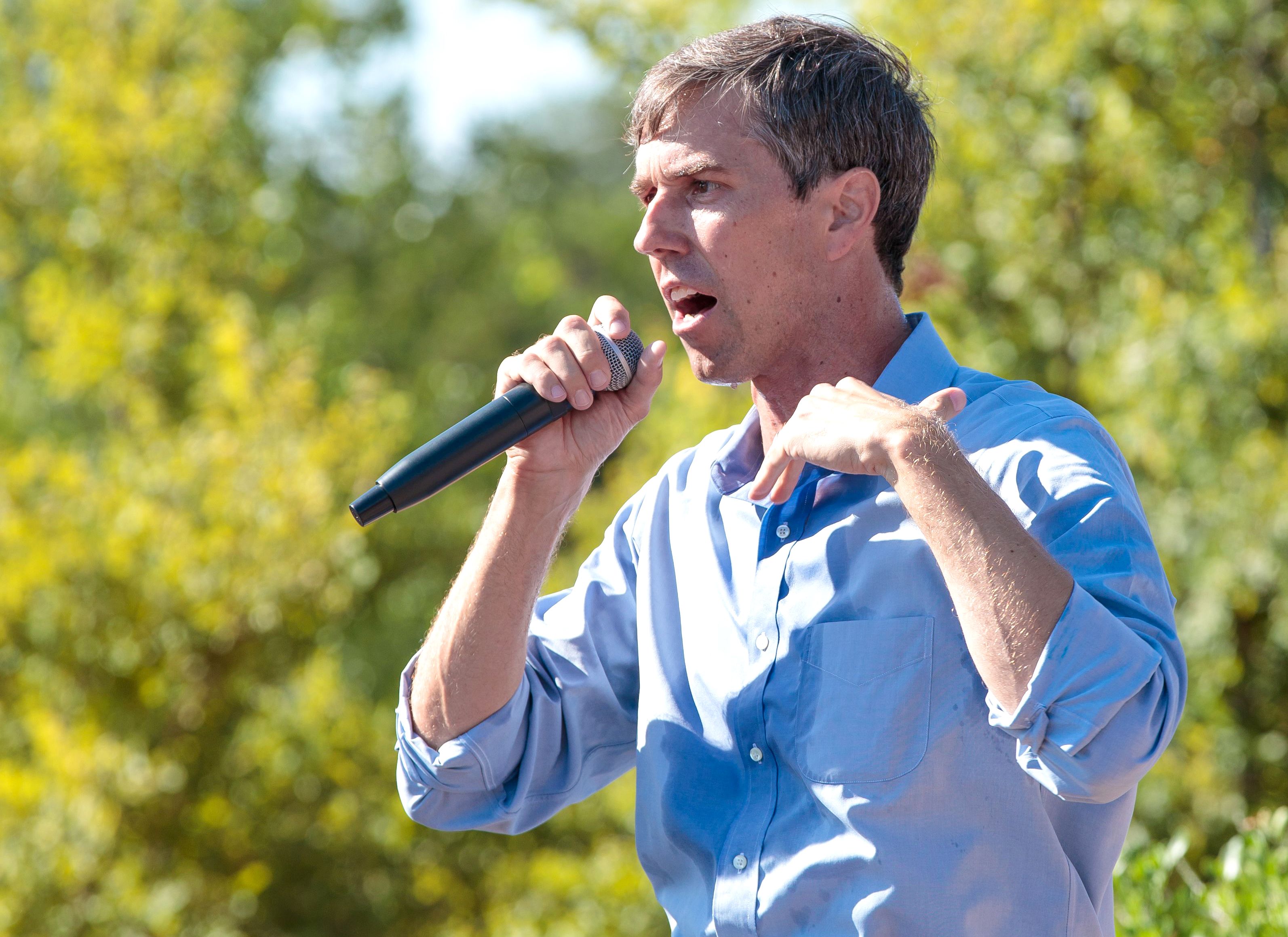 Beto O'Rourke speaking
