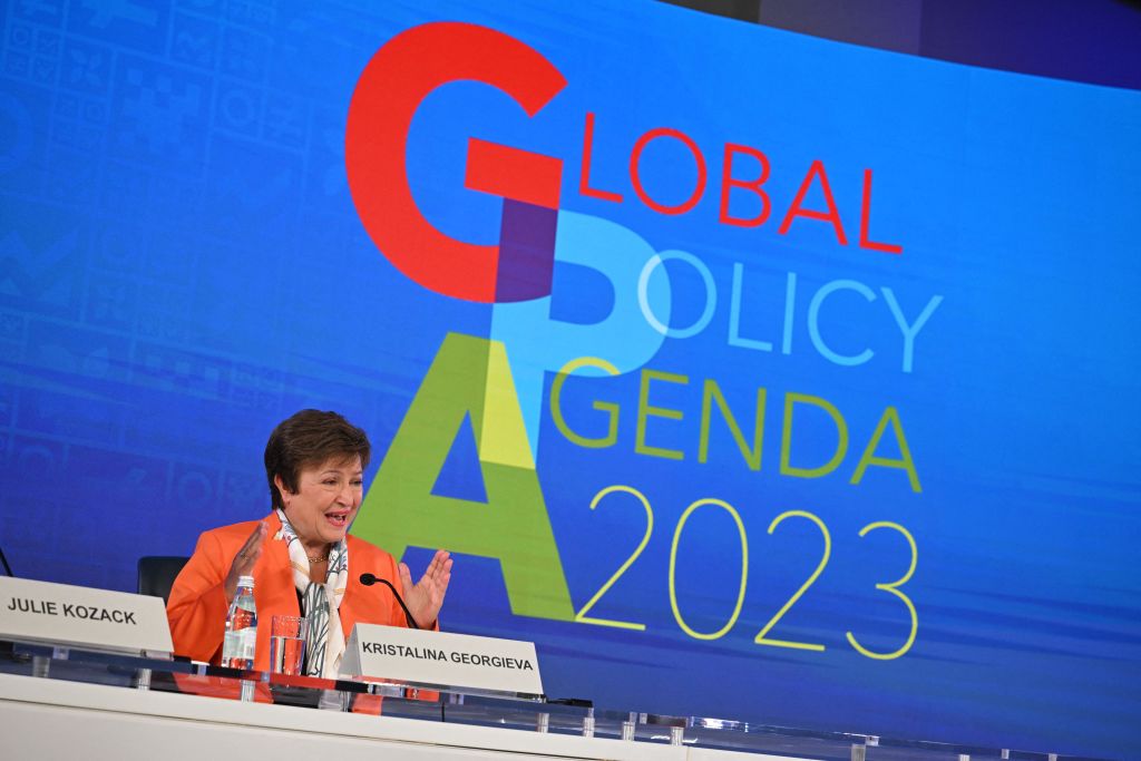 IMF Managing Director Kristalina Georgieva at the spring meetings
