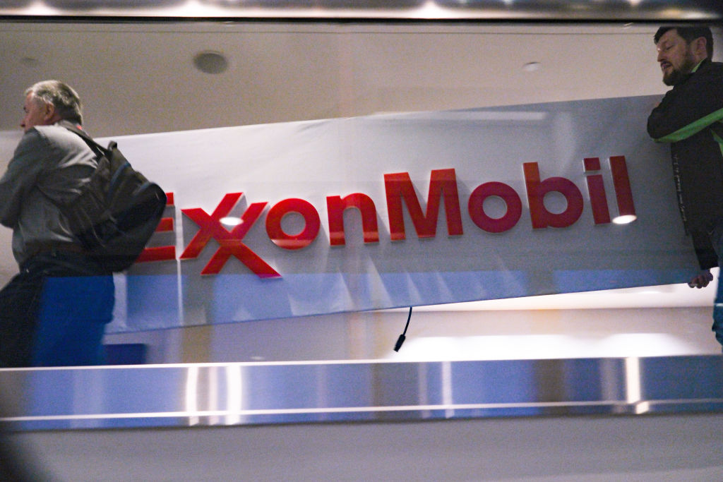 ExxonMobil sign At CERAWeek 2024