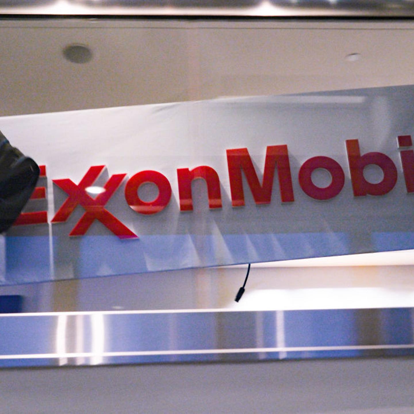 ExxonMobil sign At CERAWeek 2024