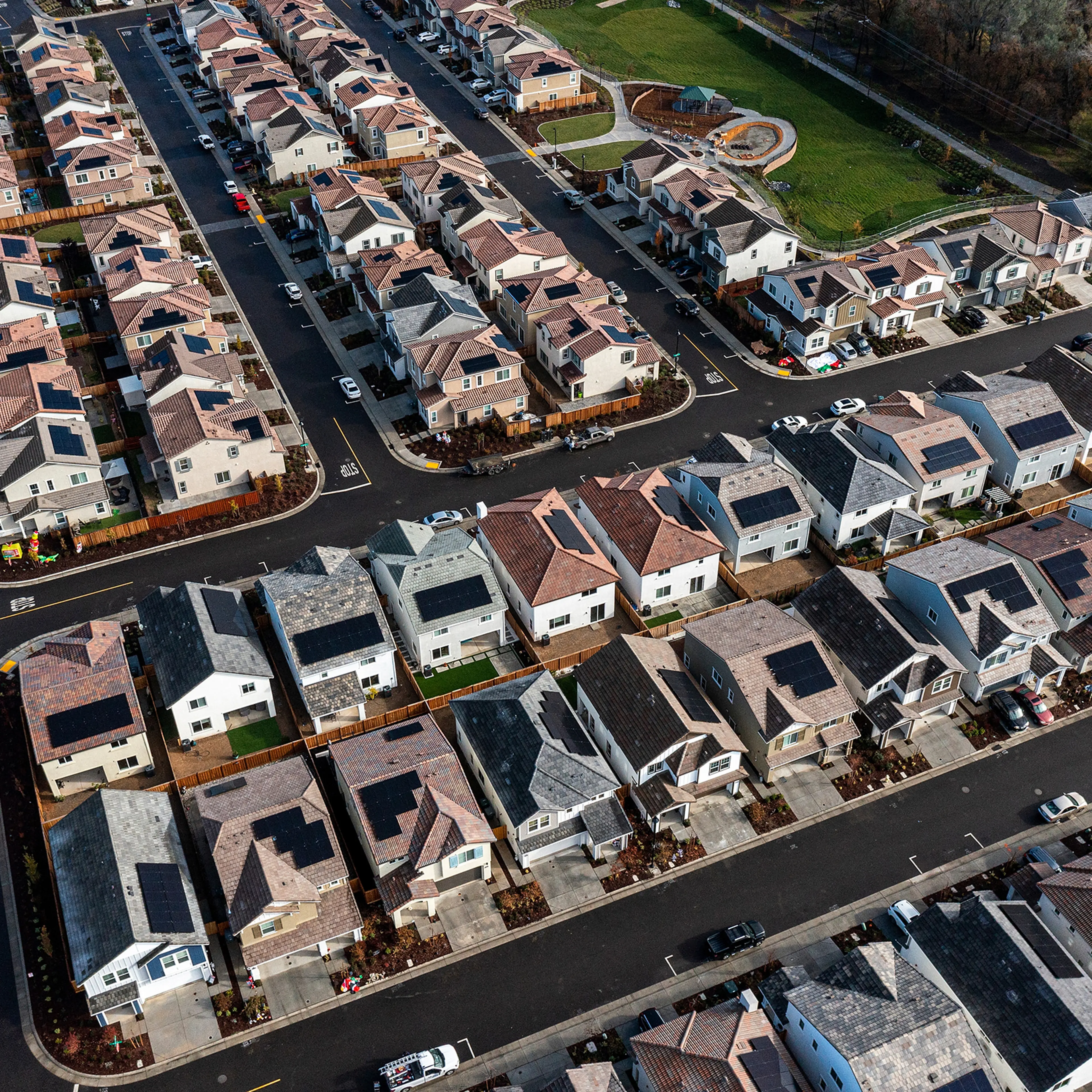 solar panels on homes