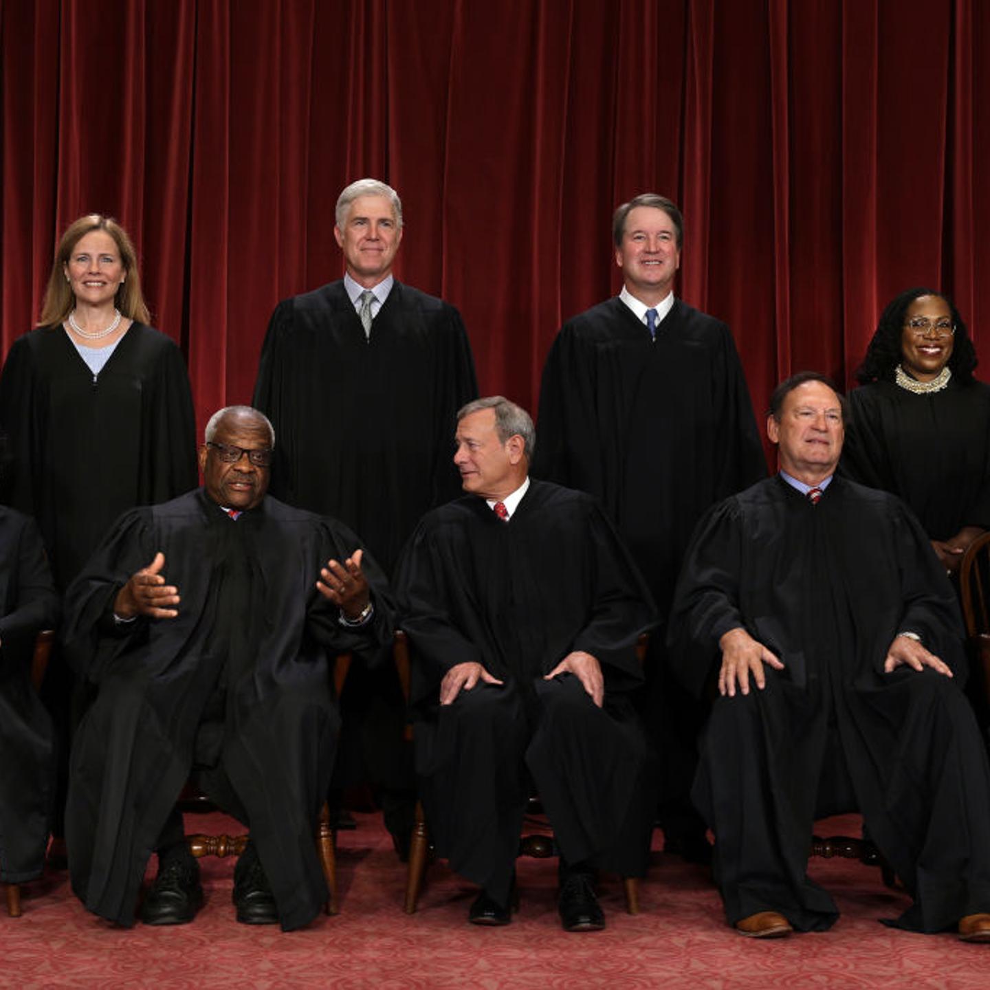 The U.S. Supreme Court Poses For Official Group Photo