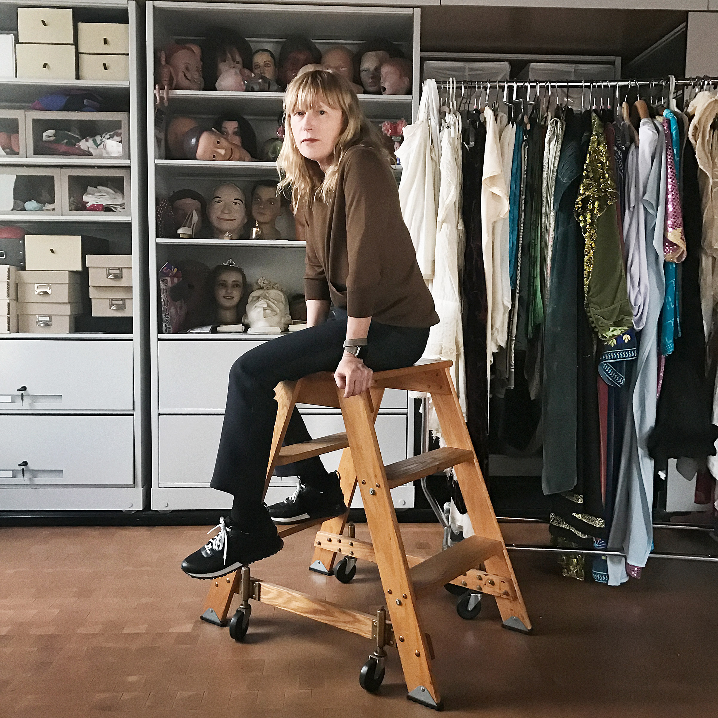 Portrait of Cindy Sherman, photographed in her studio loft in the Greenwich Village, NYC, on February 15, 2017. 