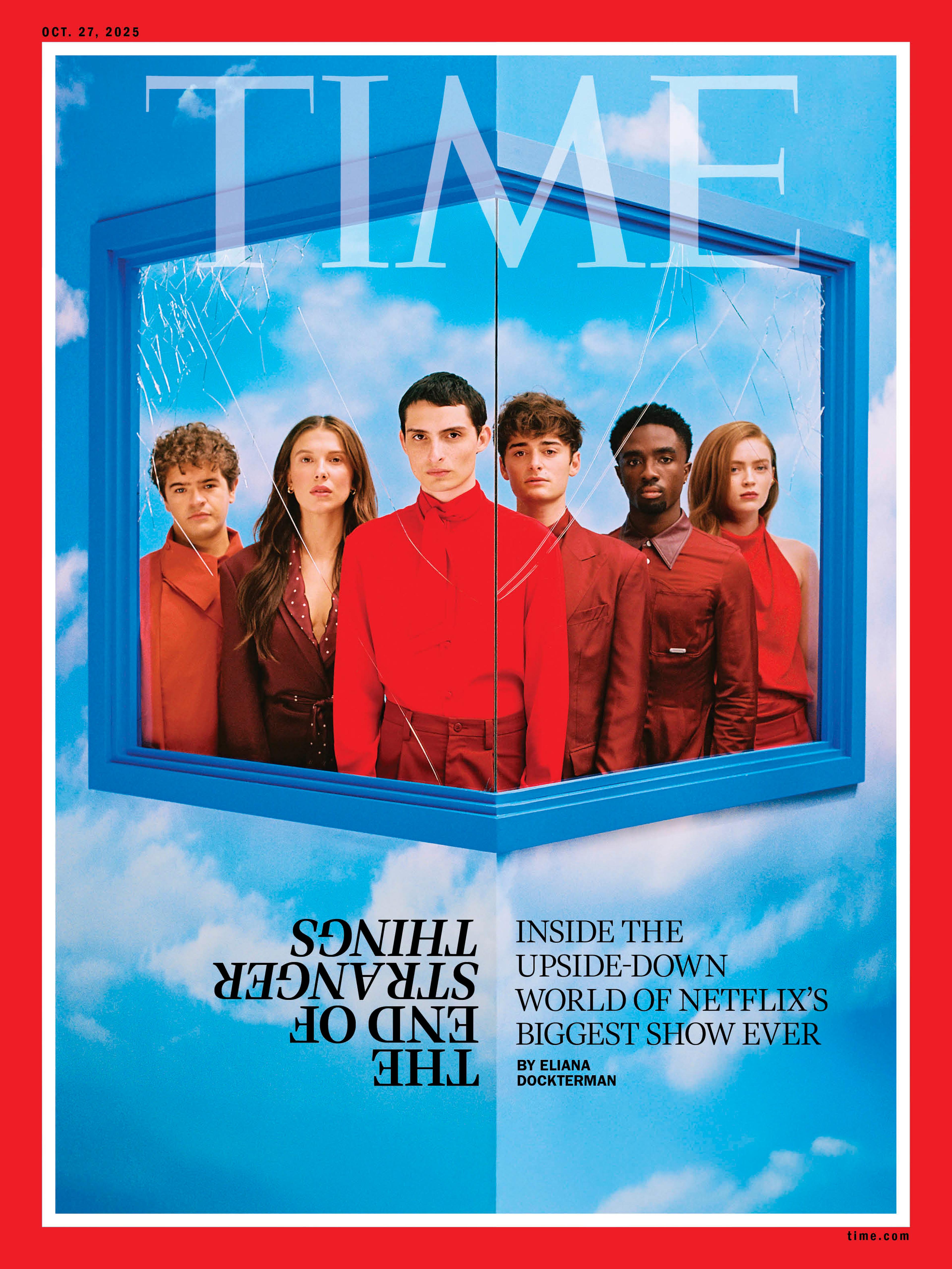 Magazine Stranger On the Set of Season 5 of Stranger Things