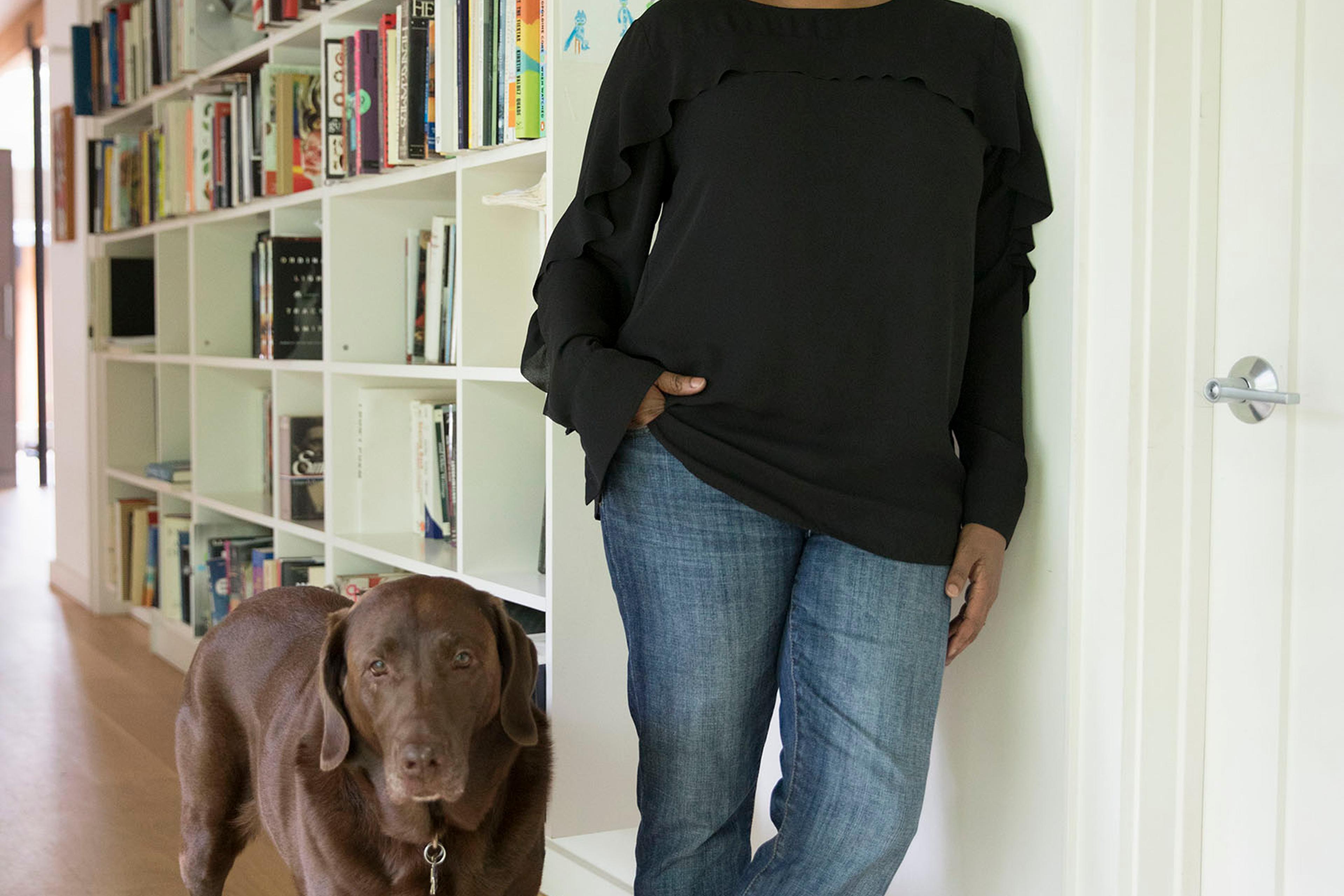 Poet Tracy K. Smith at home in Princeton, NJ, on June 6, 2017.