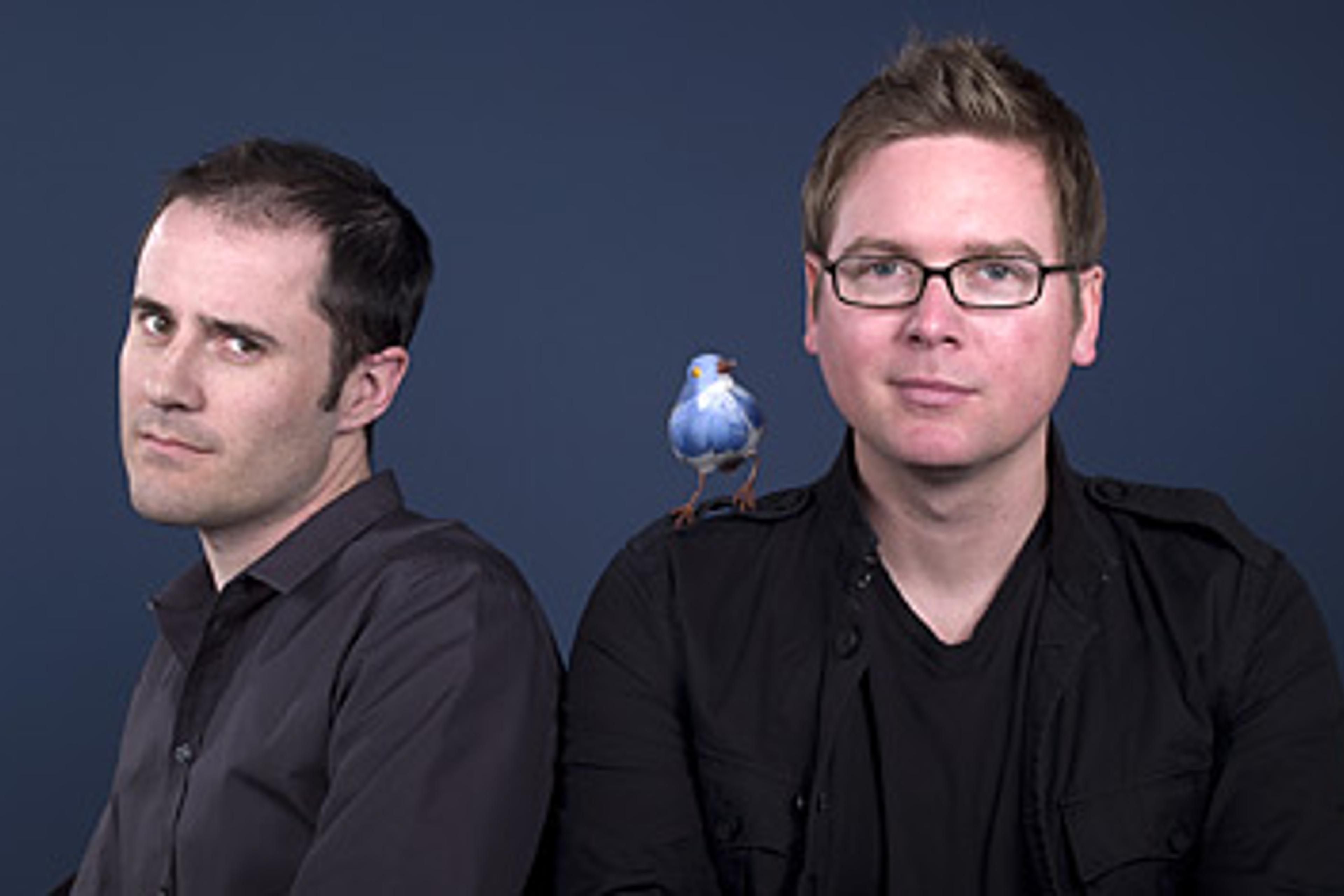 Evan Williams and Biz Stone of Twitter