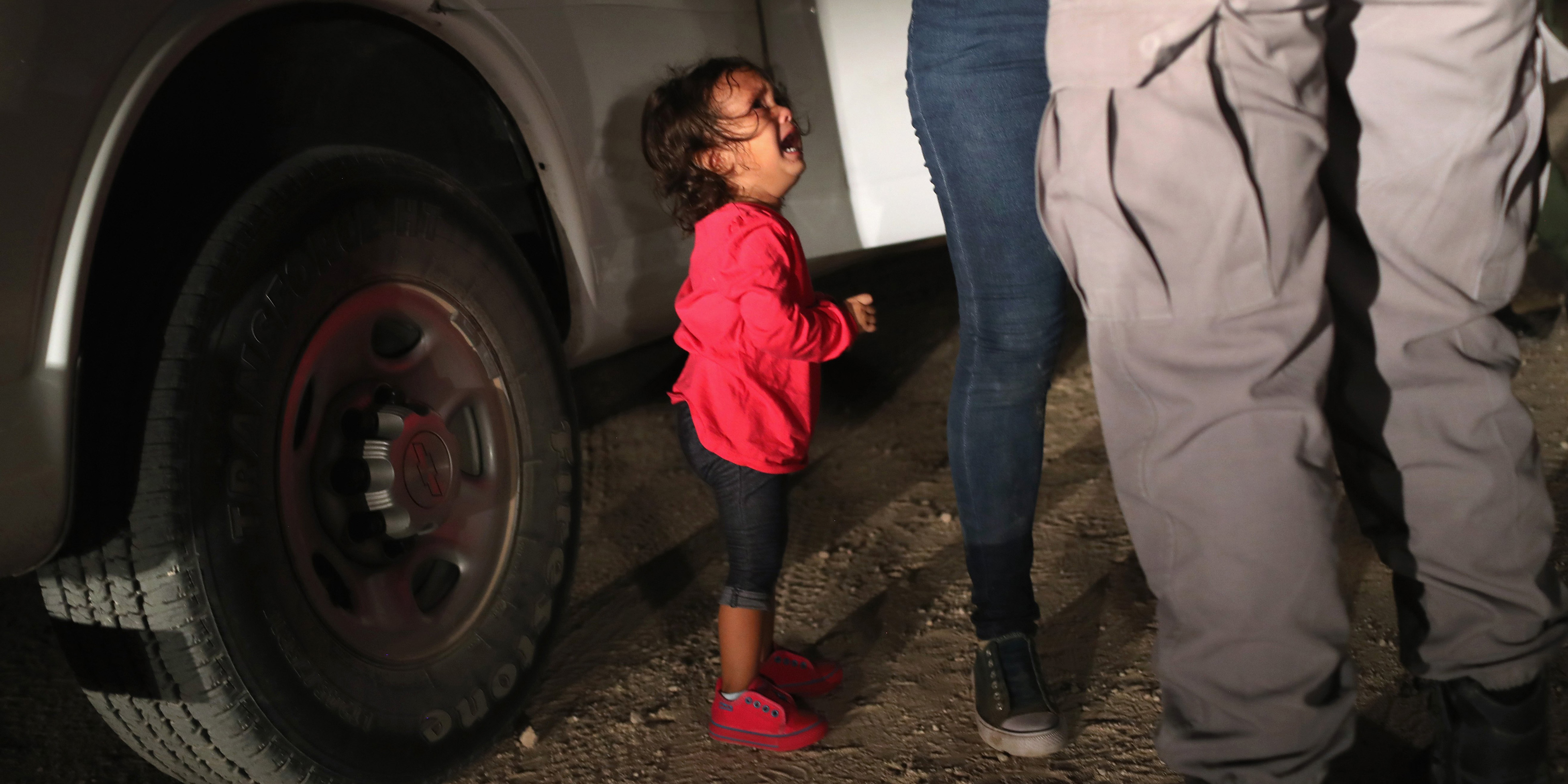 Photographer John Moore's Viral Photo of 'Zero Tolerance'