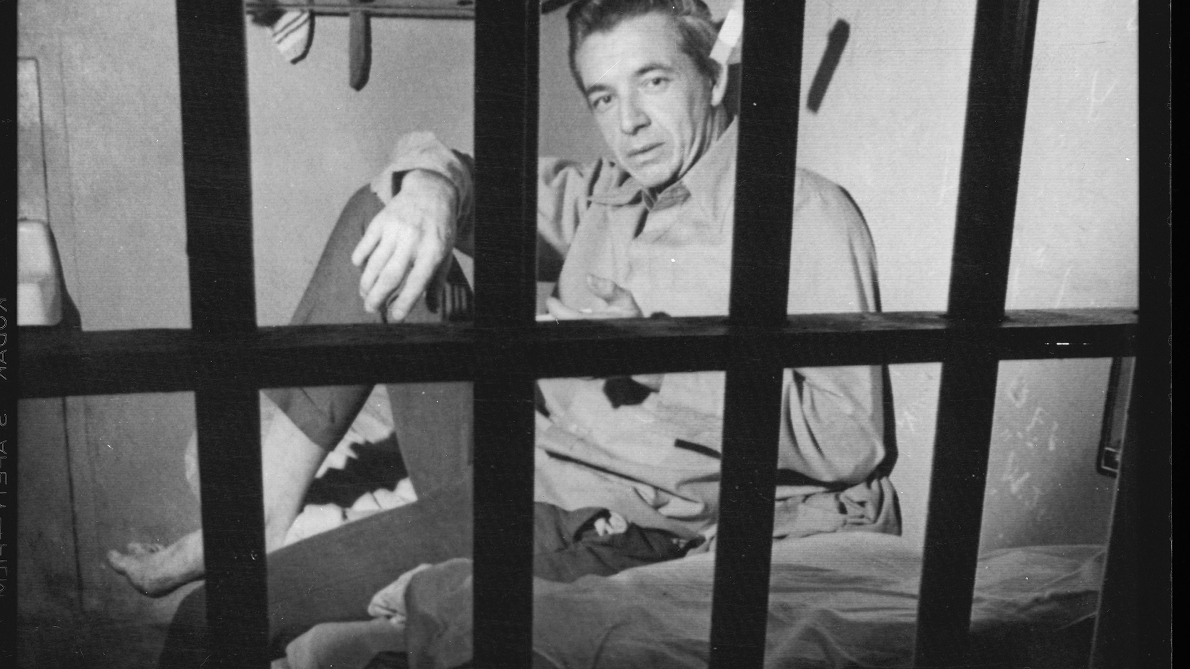 William Joseph Pierce Sitting Behind Bars