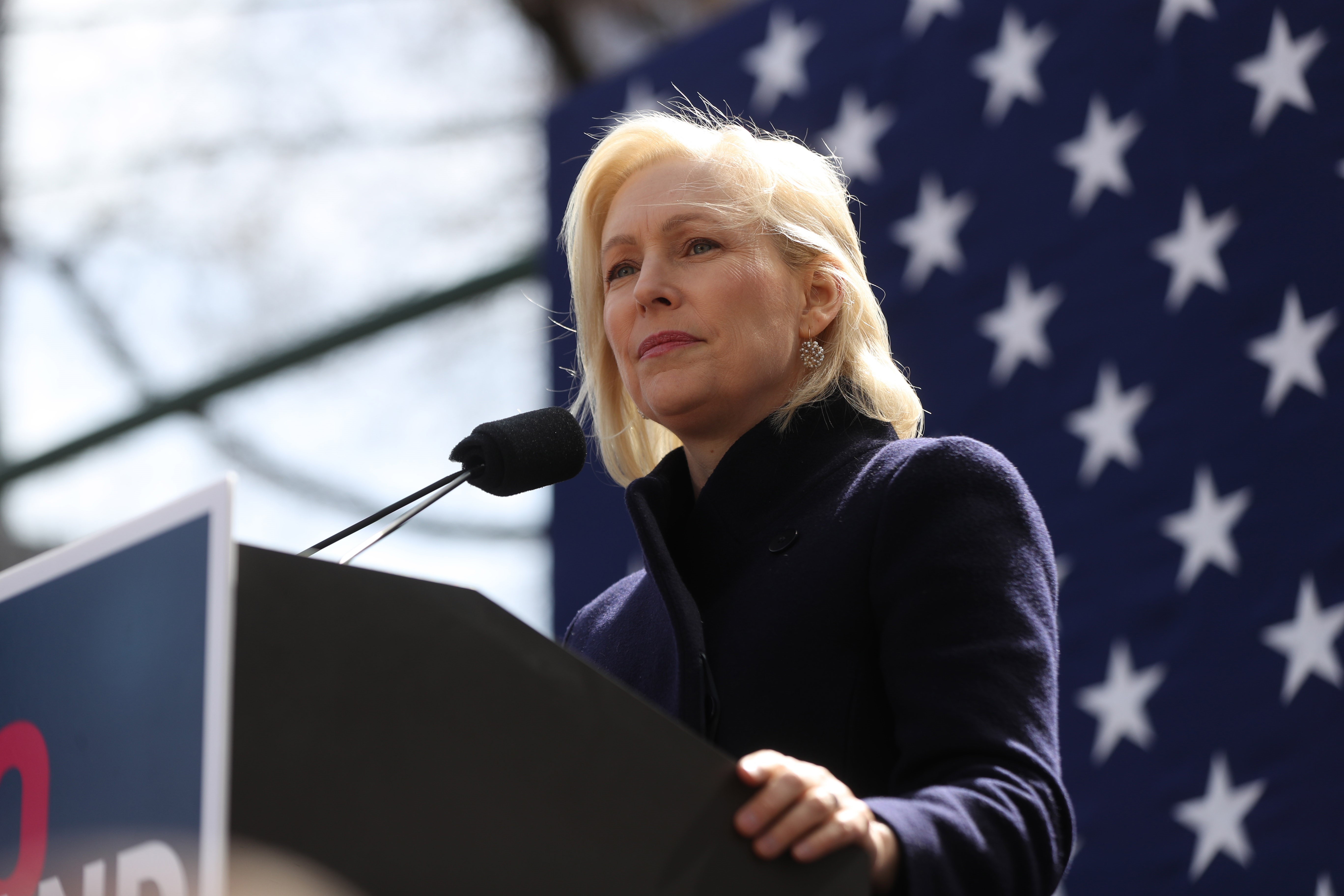 U.S. Sen. Kirsten Gillibrand's presidential campaign rally