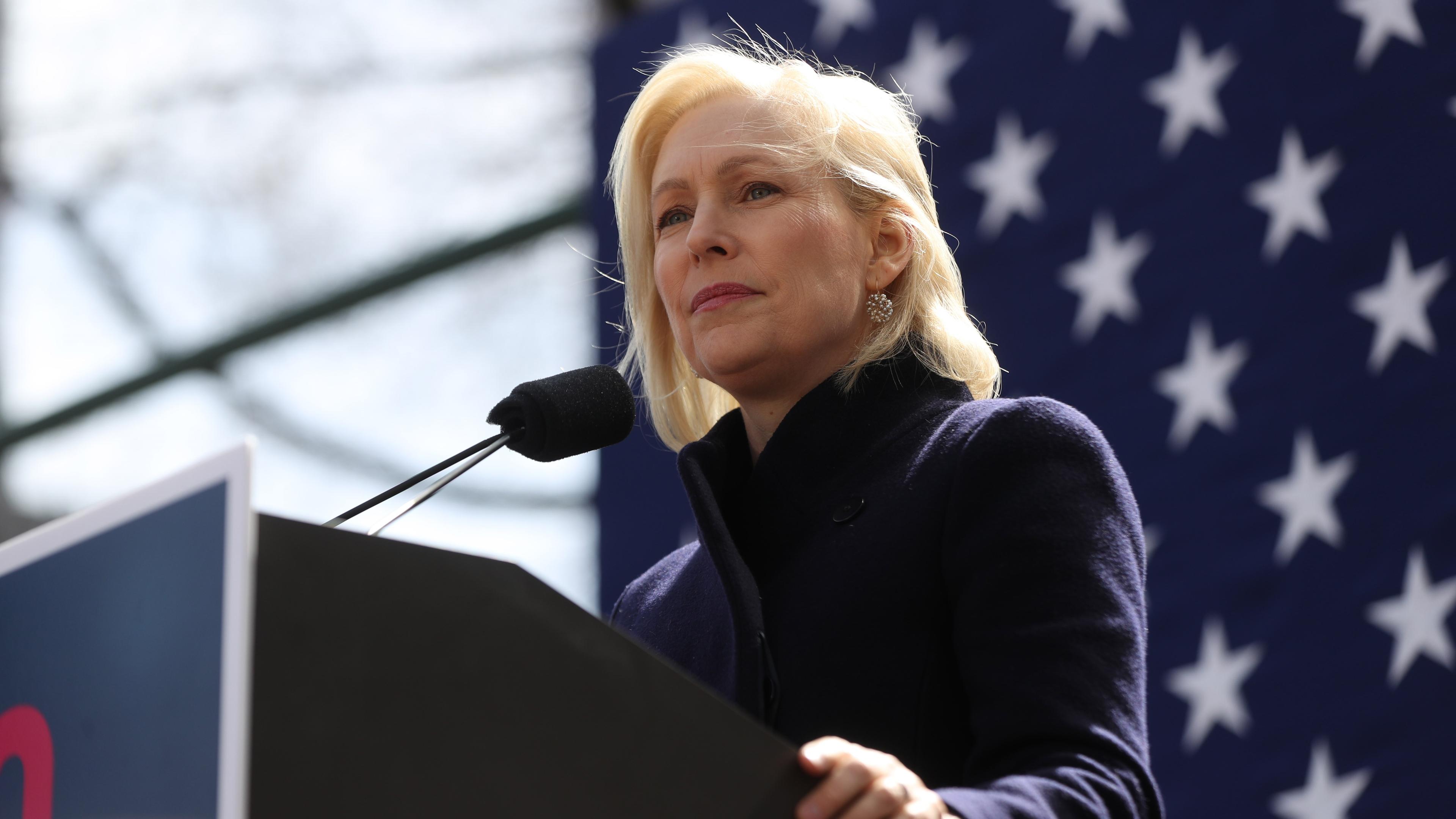 U.S. Sen. Kirsten Gillibrand's presidential campaign rally