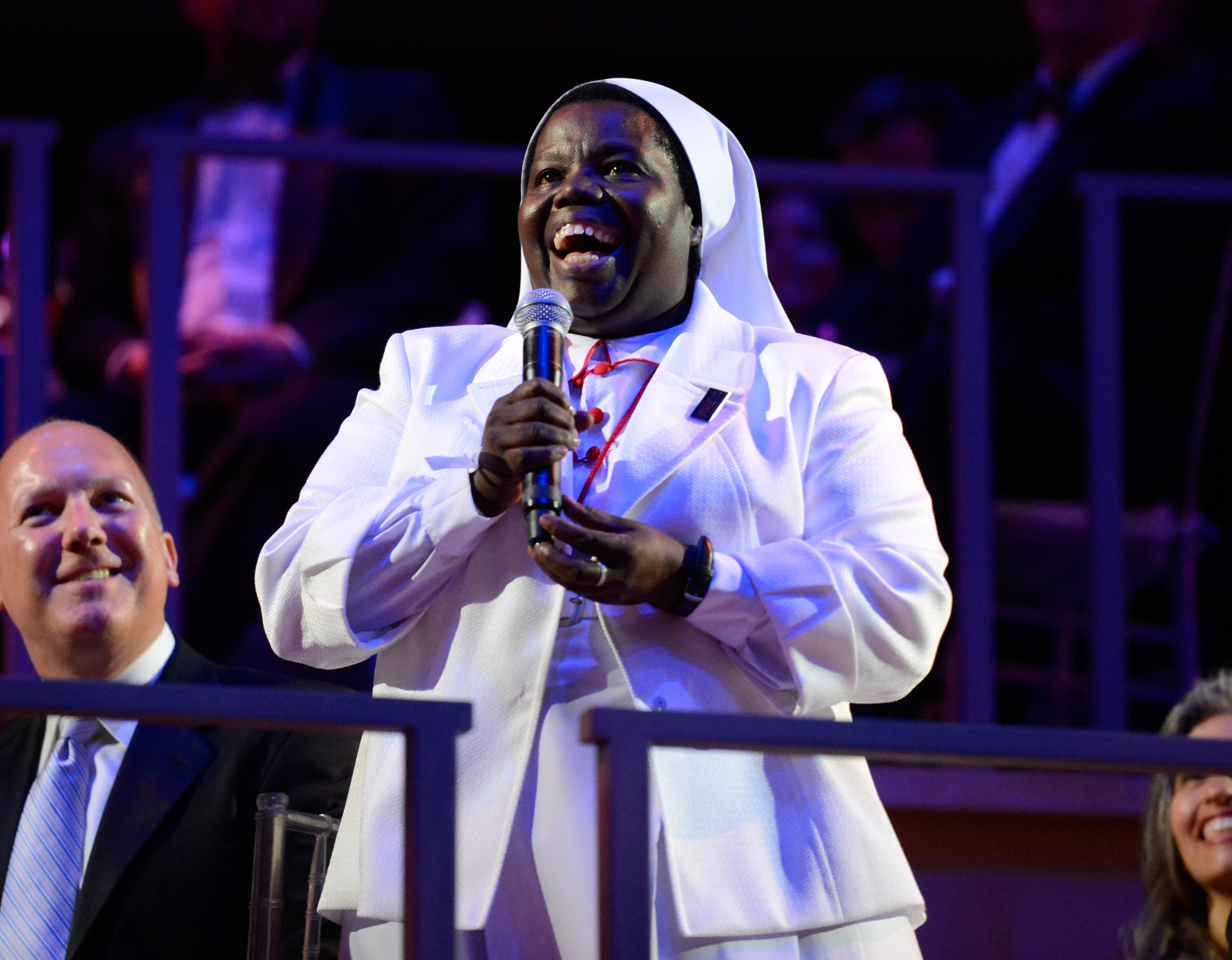 Sister Rosemary Nyirumbe attends the TIME 100 Gala, TIME's 100 most influential people in the world at Jazz at Lincoln Center on April 29, 2014 in New York City.