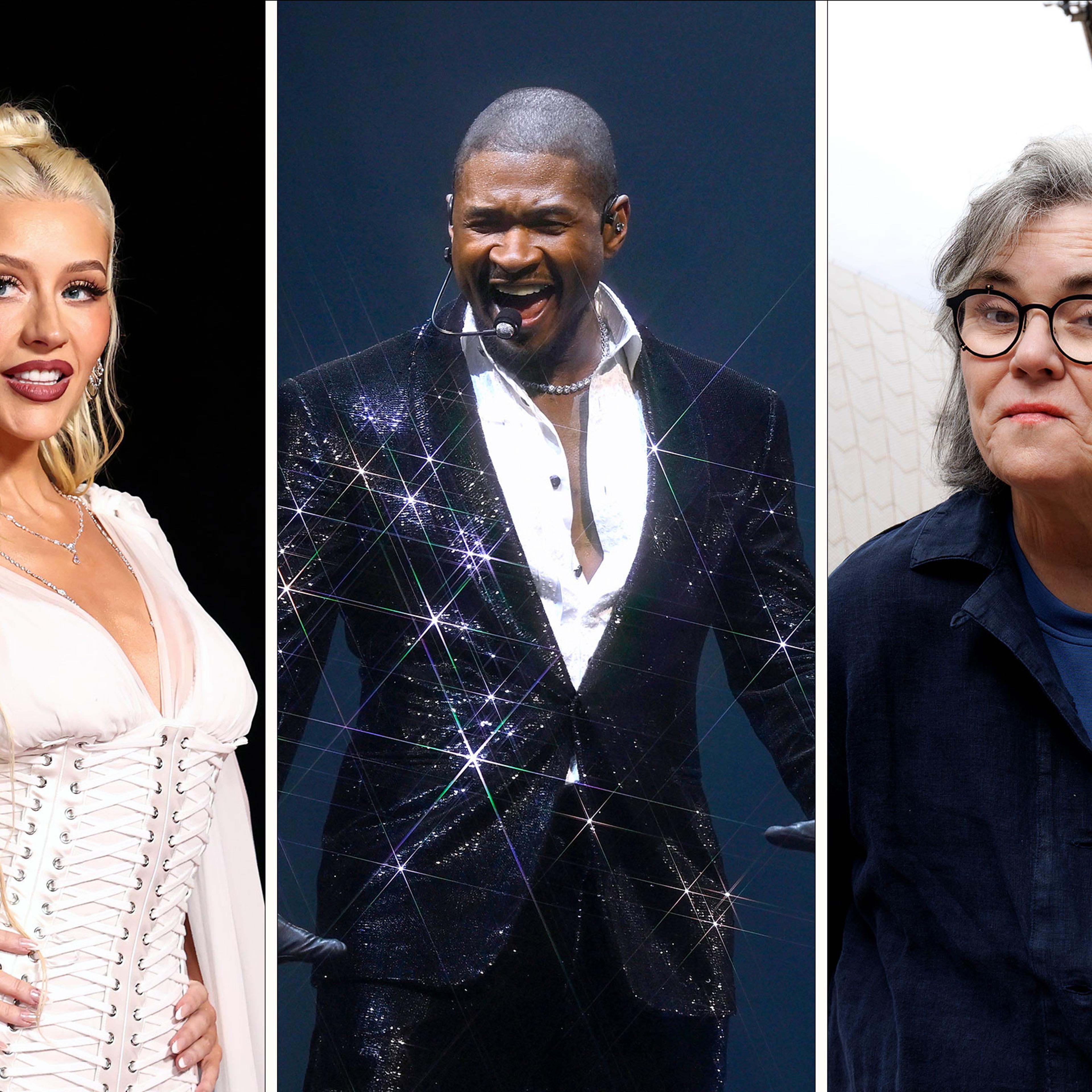 Christina Aguilera, Usher, Rosie O'Donnell